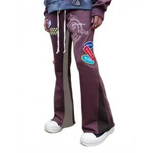 NEW LIFTED ANCHORS women's hunter flared sweatpant in purple